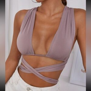 SHEIN cross top size s nwot